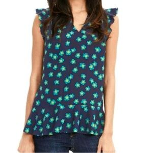 BANANA REPUBLIC | M | Navy Blue | Peplum